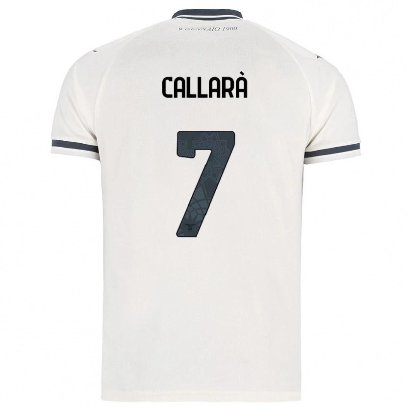 Danxen Homem Camisola Nicholas Callarà #7 Branco Marinho Alternativa 2025/26 Camisa Brasil