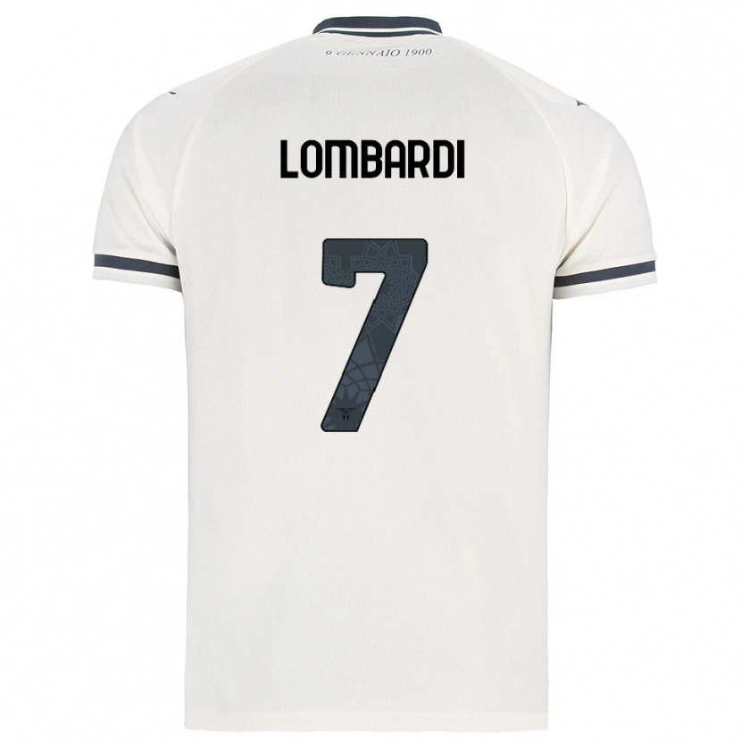 Danxen Homem Camisola Pierlorenzo Lombardi #7 Branco Marinho Alternativa 2025/26 Camisa Brasil