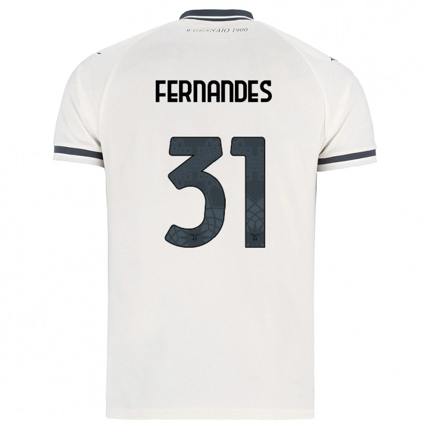 Danxen Homem Camisola Saná Fernandes #31 Branco Marinho Alternativa 2025/26 Camisa Brasil
