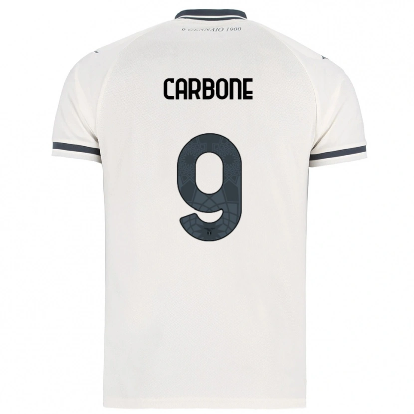 Danxen Homem Camisola Giovanni Carbone #9 Branco Marinho Alternativa 2025/26 Camisa Brasil