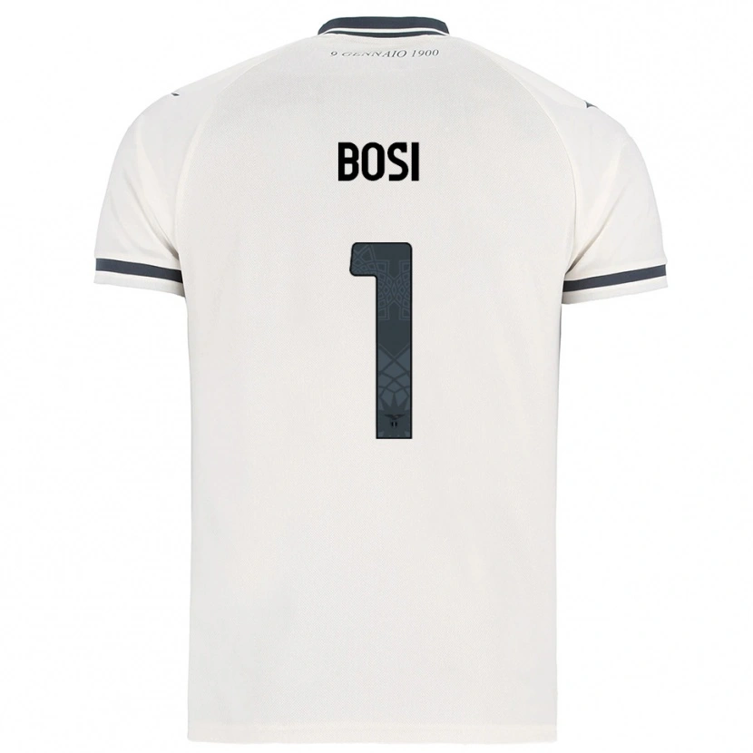 Danxen Homem Camisola Gioele Bosi #1 Branco Marinho Alternativa 2025/26 Camisa Brasil