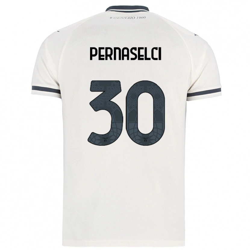 Danxen Homem Camisola Leonardo Pernaselci #30 Branco Marinho Alternativa 2025/26 Camisa Brasil
