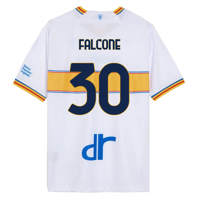 Danxen Homem Camisola Wladimiro Falcone #30 Branco Amarelo Alternativa 2025/26 Camisa Brasil