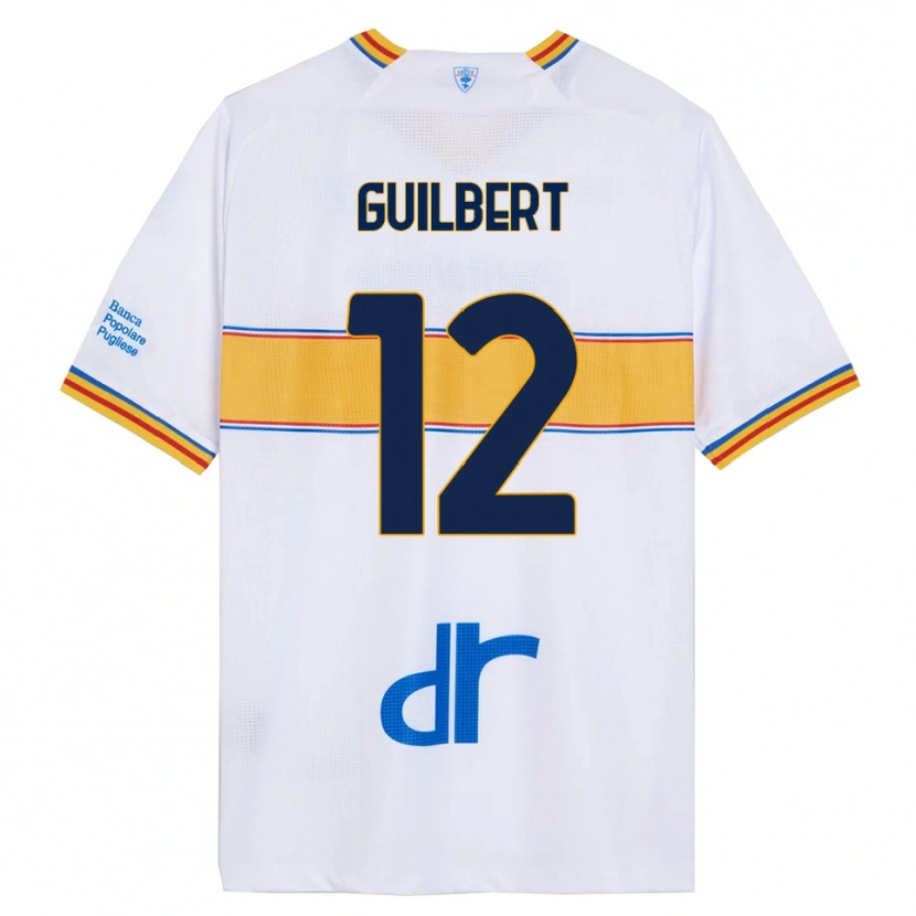 Danxen Homem Camisola Frédéric Guilbert #12 Branco Amarelo Alternativa 2025/26 Camisa Brasil