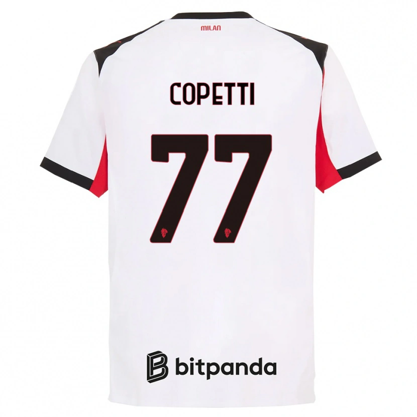 Danxen Homem Camisola Matilde Copetti #77 Branco Preto Alternativa 2025/26 Camisa Brasil
