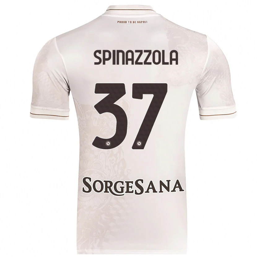 Danxen Homem Camisola Leonardo Spinazzola #37 Champagne Marrom Alternativa 2025/26 Camisa Brasil
