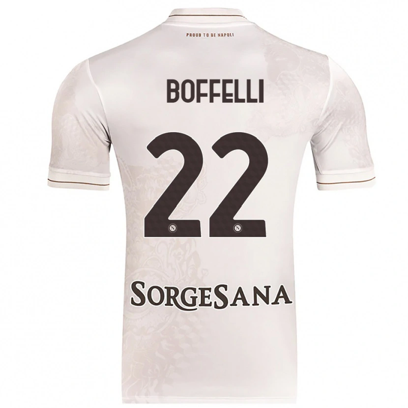 Danxen Homem Camisola Valerio Boffelli #22 Champagne Marrom Alternativa 2025/26 Camisa Brasil