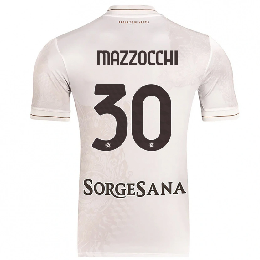 Danxen Homem Camisola Pasquale Mazzocchi #30 Champagne Marrom Alternativa 2025/26 Camisa Brasil