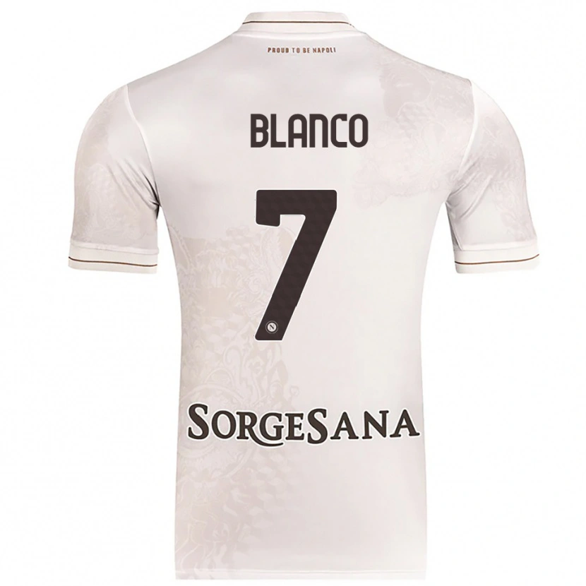 Danxen Homem Camisola Gimena Blanco #7 Champagne Marrom Alternativa 2025/26 Camisa Brasil