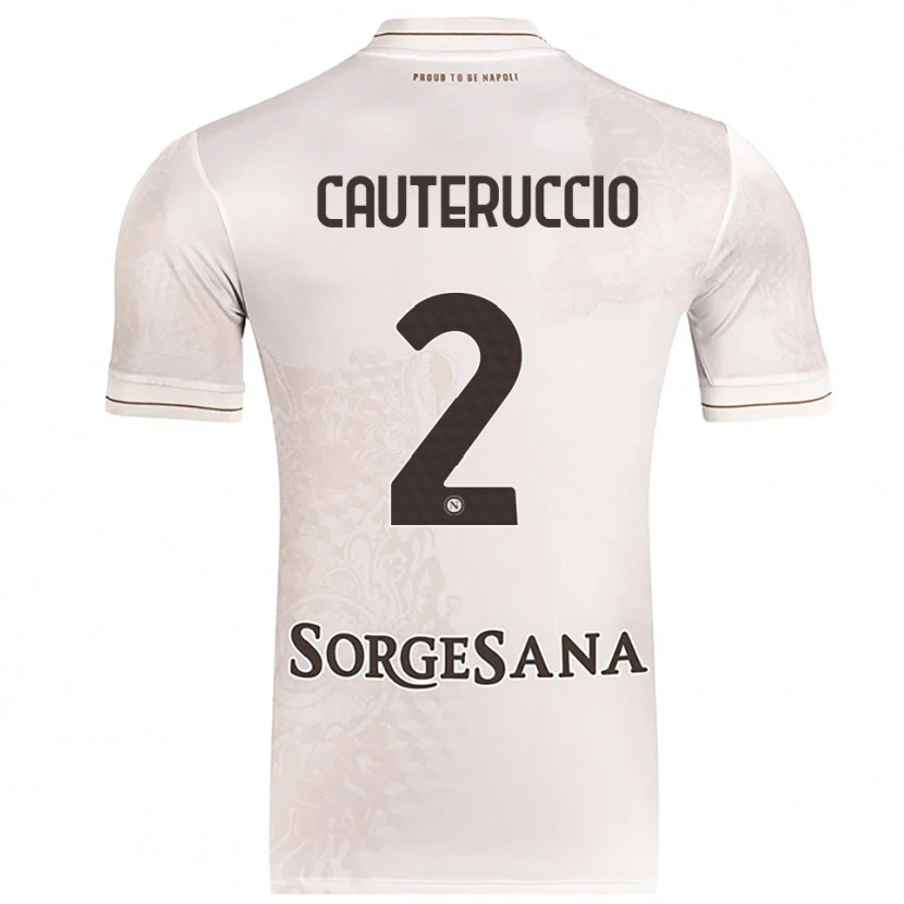 Danxen Homem Camisola Walter Cauteruccio #2 Champagne Marrom Alternativa 2025/26 Camisa Brasil
