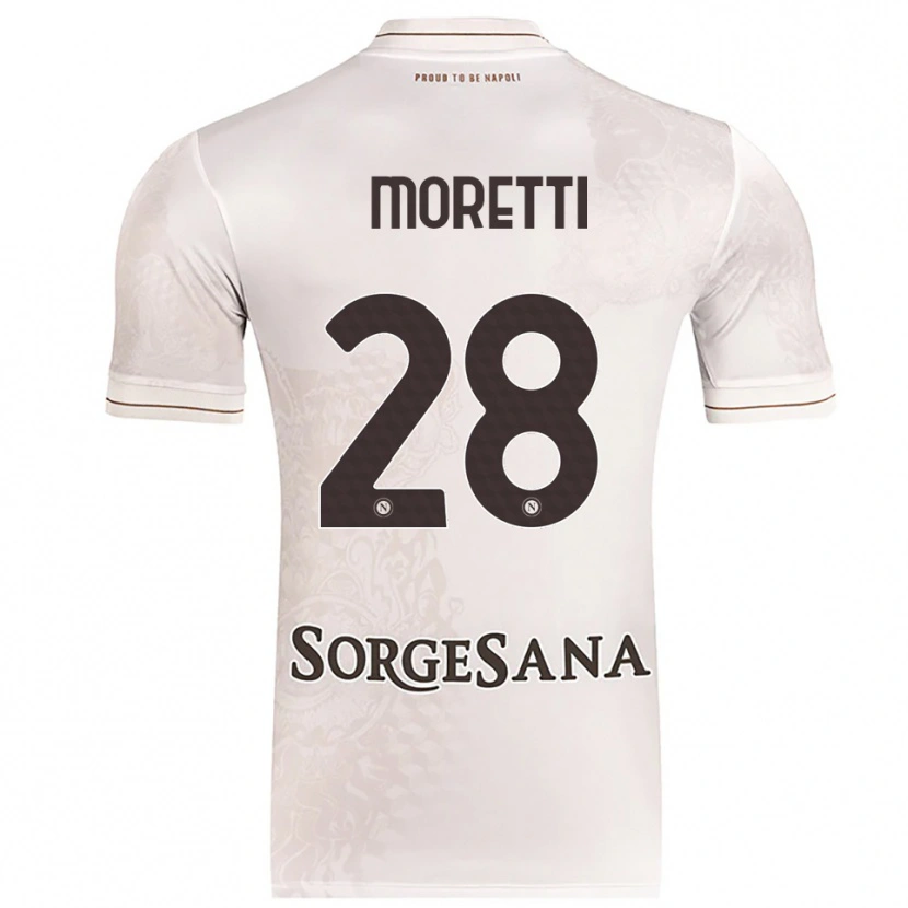 Danxen Homem Camisola Ginevra Moretti #28 Champagne Marrom Alternativa 2025/26 Camisa Brasil