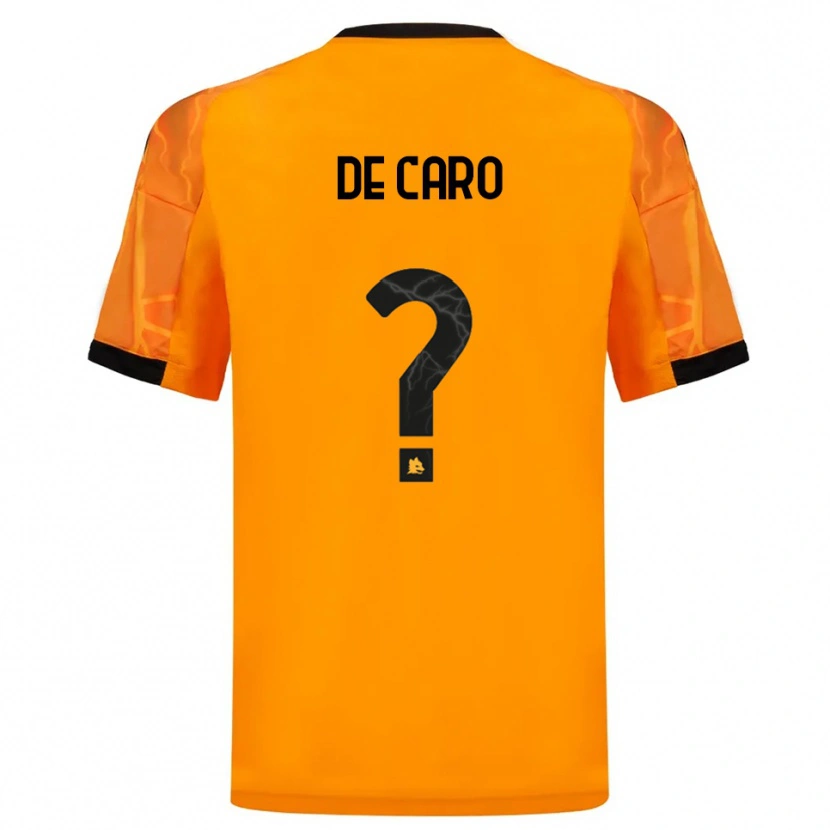 Danxen Homem Camisola Lorenzo De Caro #0 Laranja Preto Alternativa 2025/26 Camisa Brasil