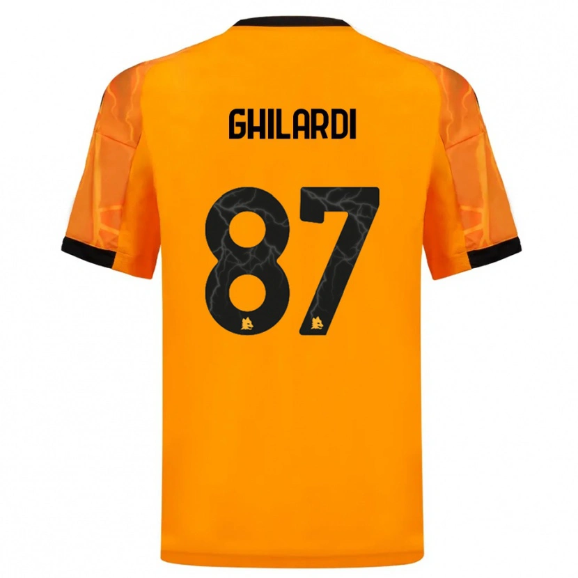 Danxen Homem Camisola Daniele Ghilardi #87 Laranja Preto Alternativa 2025/26 Camisa Brasil