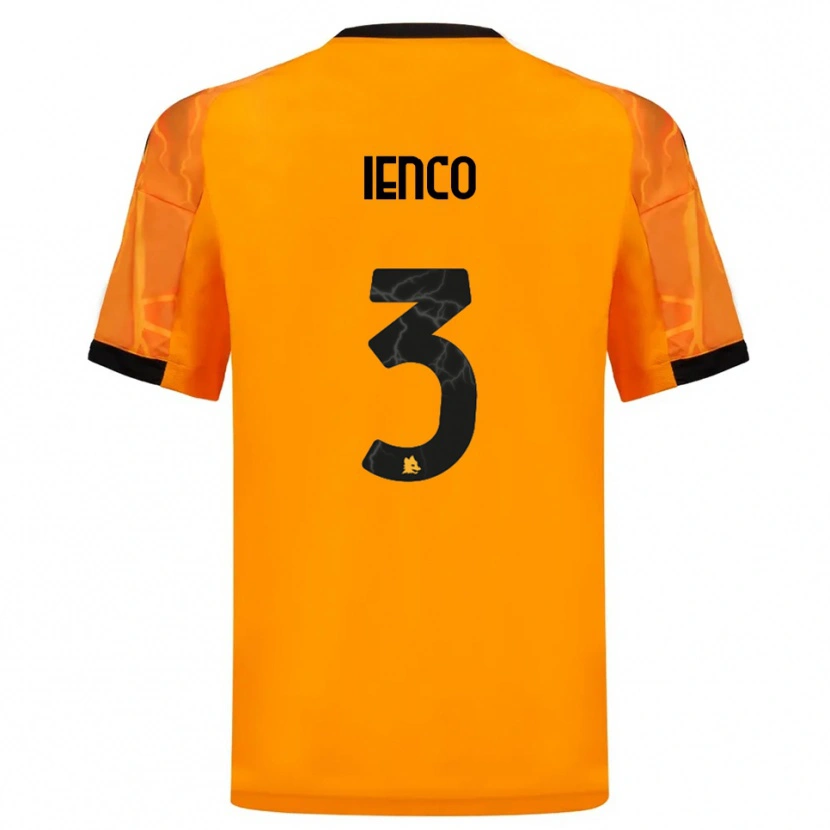 Danxen Homem Camisola Simone Ienco #3 Laranja Preto Alternativa 2025/26 Camisa Brasil