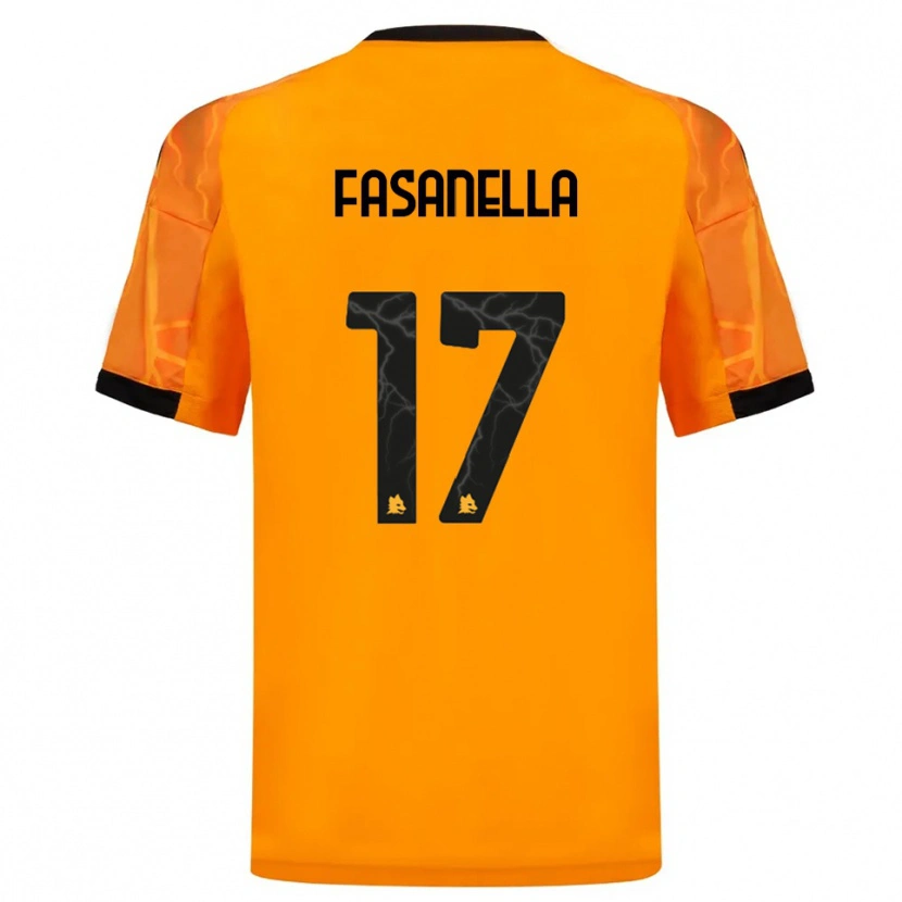 Danxen Homem Camisola Rafael Fasanella #17 Laranja Preto Alternativa 2025/26 Camisa Brasil