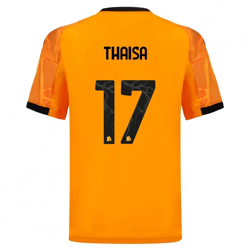 Danxen Homem Camisola Thaisa #17 Laranja Preto Alternativa 2025/26 Camisa Brasil