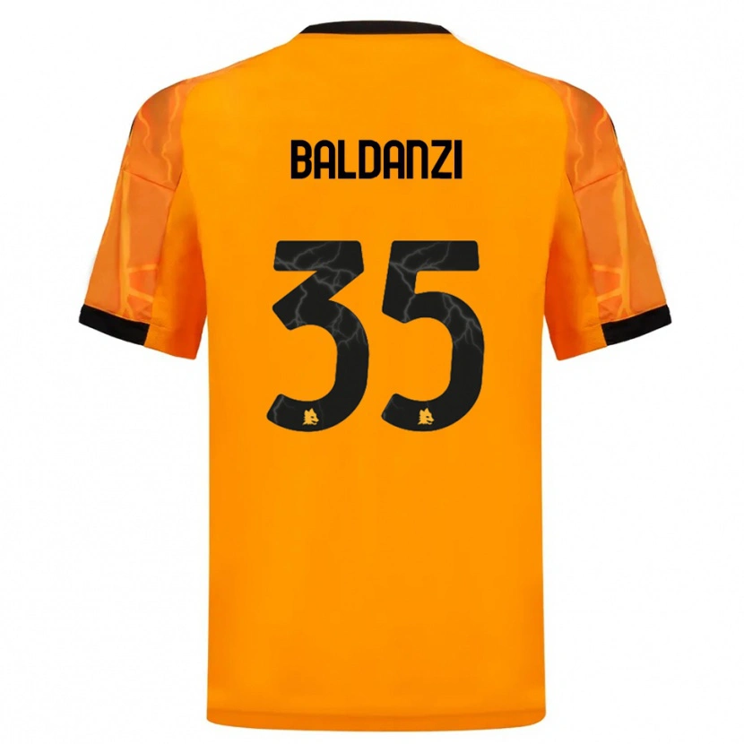 Danxen Homem Camisola Tommaso Baldanzi #35 Laranja Preto Alternativa 2025/26 Camisa Brasil