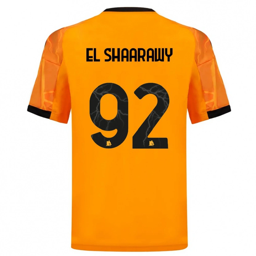 Danxen Homem Camisola Stephan El Shaarawy #92 Laranja Preto Alternativa 2025/26 Camisa Brasil
