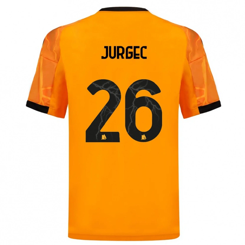 Danxen Homem Camisola Jan Jurgec #26 Laranja Preto Alternativa 2025/26 Camisa Brasil