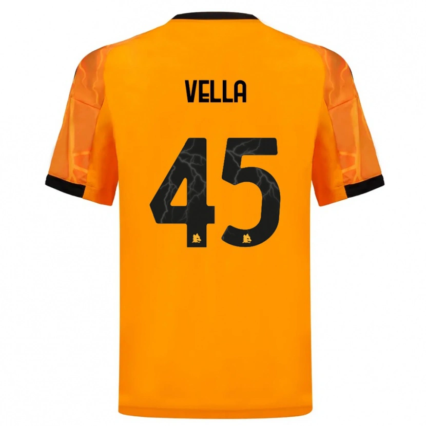 Danxen Homem Camisola Tancredi Vella #45 Laranja Preto Alternativa 2025/26 Camisa Brasil