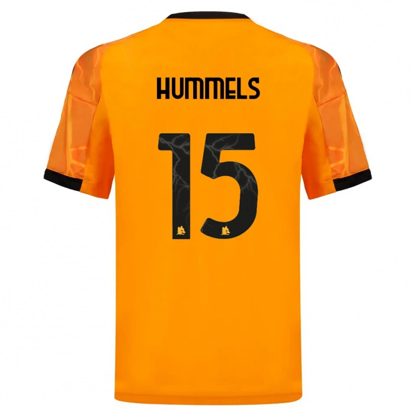 Danxen Homem Camisola Mats Hummels #15 Laranja Preto Alternativa 2025/26 Camisa Brasil