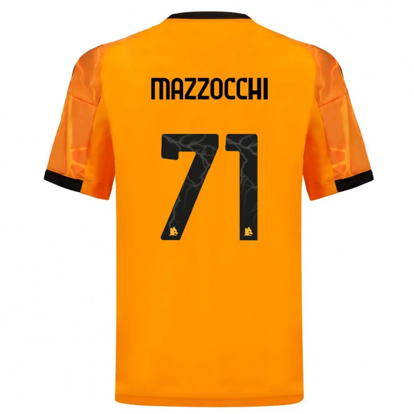 Danxen Homem Camisola Giulia Mazzocchi #71 Laranja Preto Alternativa 2025/26 Camisa Brasil