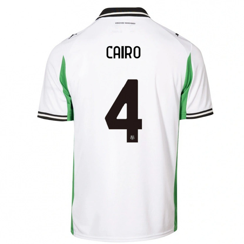 Danxen Homem Camisola Nicolas Cairo #4 Branco Verde Preto Alternativa 2025/26 Camisa Brasil