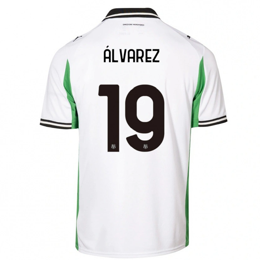 Danxen Homem Camisola Agustín Álvarez #19 Branco Verde Preto Alternativa 2025/26 Camisa Brasil