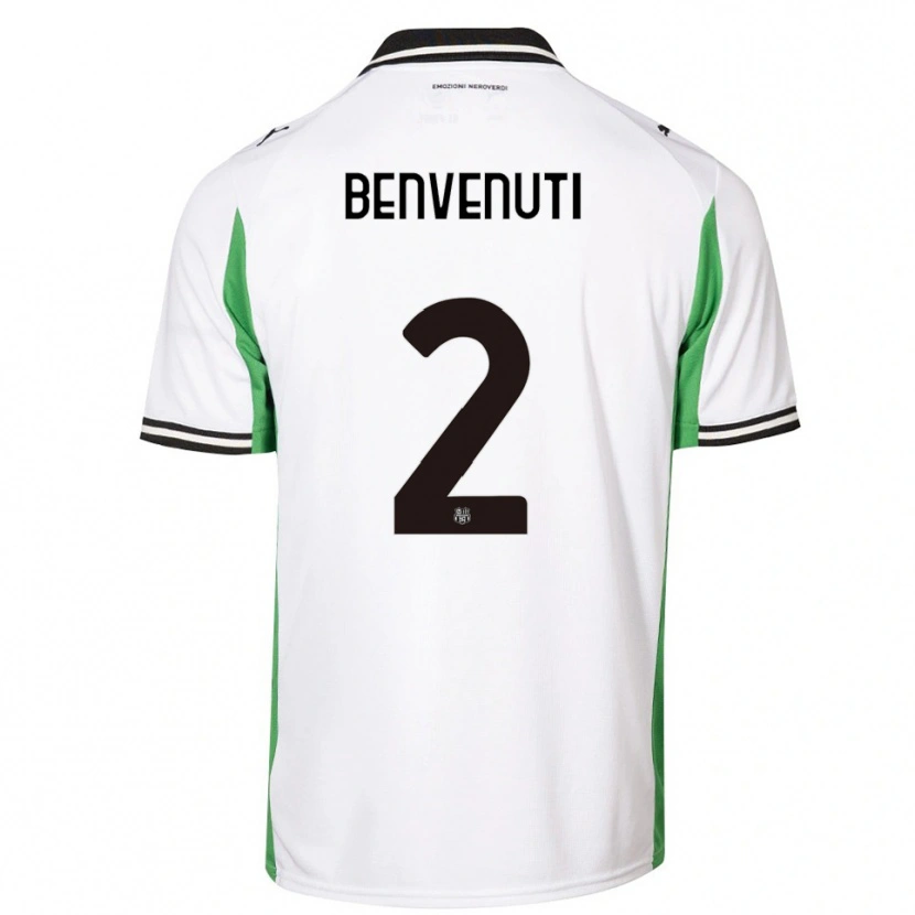 Danxen Homem Camisola Giacomo Benvenuti #2 Branco Verde Preto Alternativa 2025/26 Camisa Brasil