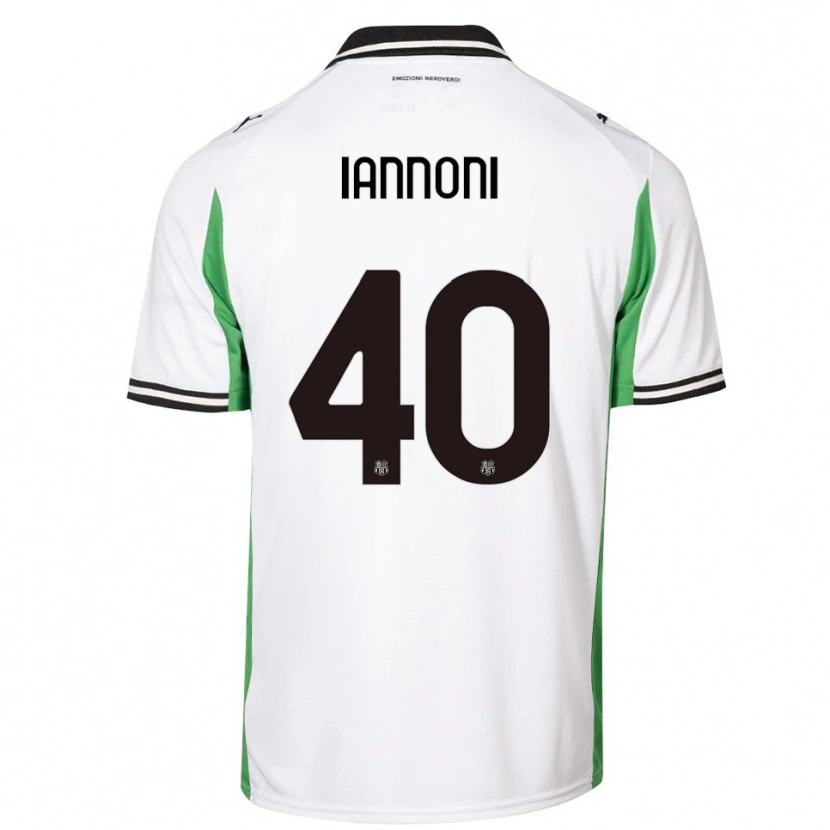 Danxen Homem Camisola Edoardo Iannoni #40 Branco Verde Preto Alternativa 2025/26 Camisa Brasil