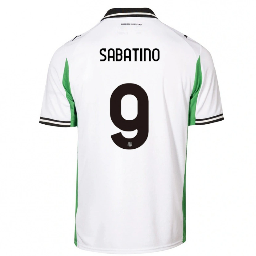 Danxen Homem Camisola Daniela Sabatino #9 Branco Verde Preto Alternativa 2025/26 Camisa Brasil