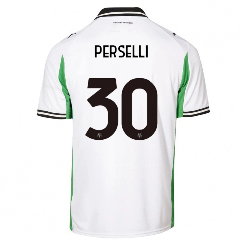 Danxen Homem Camisola Manuela Perselli #30 Branco Verde Preto Alternativa 2025/26 Camisa Brasil
