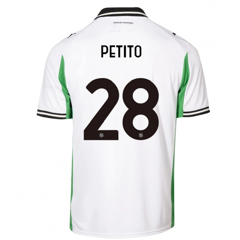 Danxen Homem Camisola Christian Petito #28 Branco Verde Preto Alternativa 2025/26 Camisa Brasil