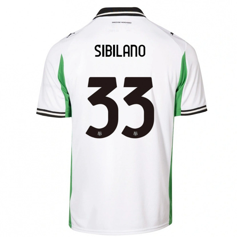 Danxen Homem Camisola Alessio Sibilano #33 Branco Verde Preto Alternativa 2025/26 Camisa Brasil
