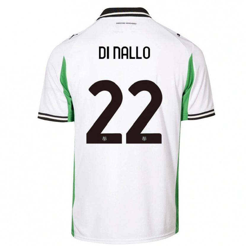 Danxen Homem Camisola Erica Di Nallo #22 Branco Verde Preto Alternativa 2025/26 Camisa Brasil