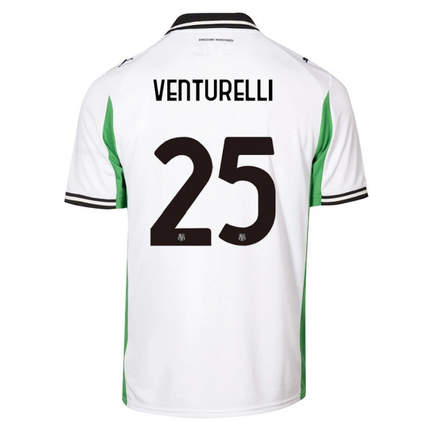 Danxen Homem Camisola Caterina Venturelli #25 Branco Verde Preto Alternativa 2025/26 Camisa Brasil