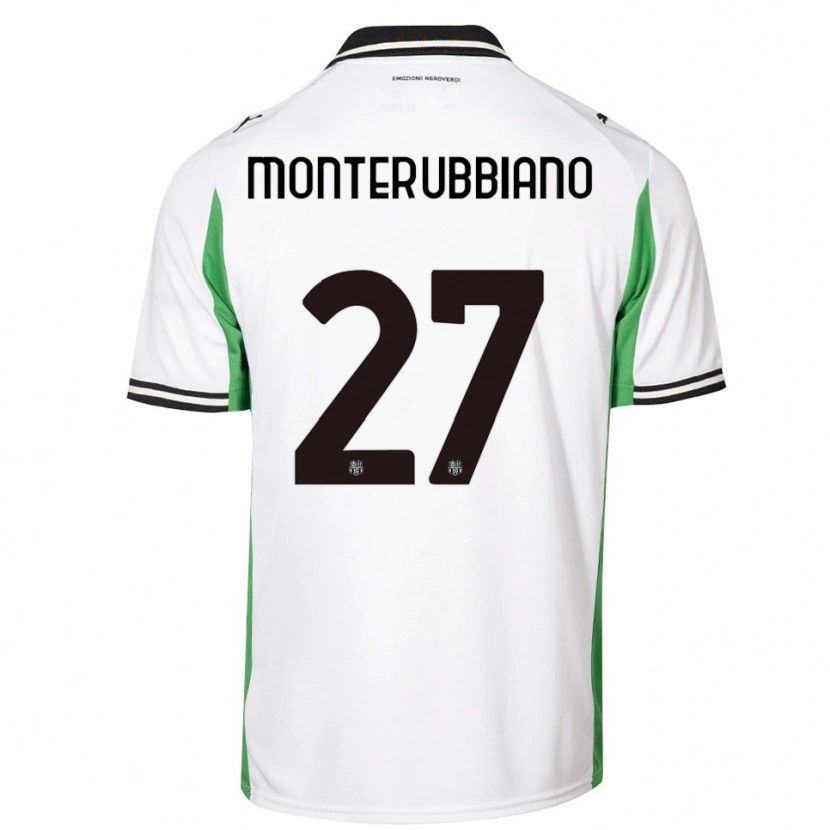 Danxen Homem Camisola Valeria Monterubbiano #27 Branco Verde Preto Alternativa 2025/26 Camisa Brasil