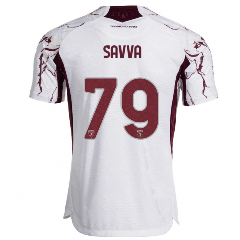 Danxen Homem Camisola Zanos Savva #79 Branco Borgonha Alternativa 2025/26 Camisa Brasil