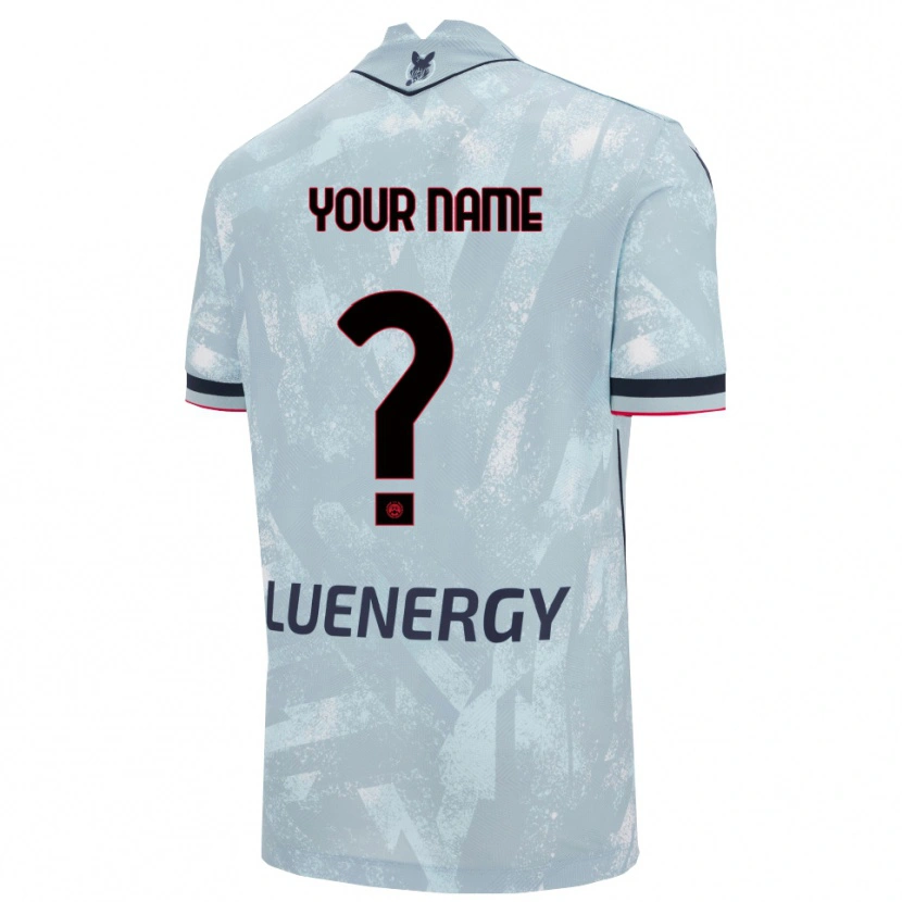 Danxen Homem Camisola Seu Nome #0 Azul Claro Preto Alternativa 2025/26 Camisa Brasil