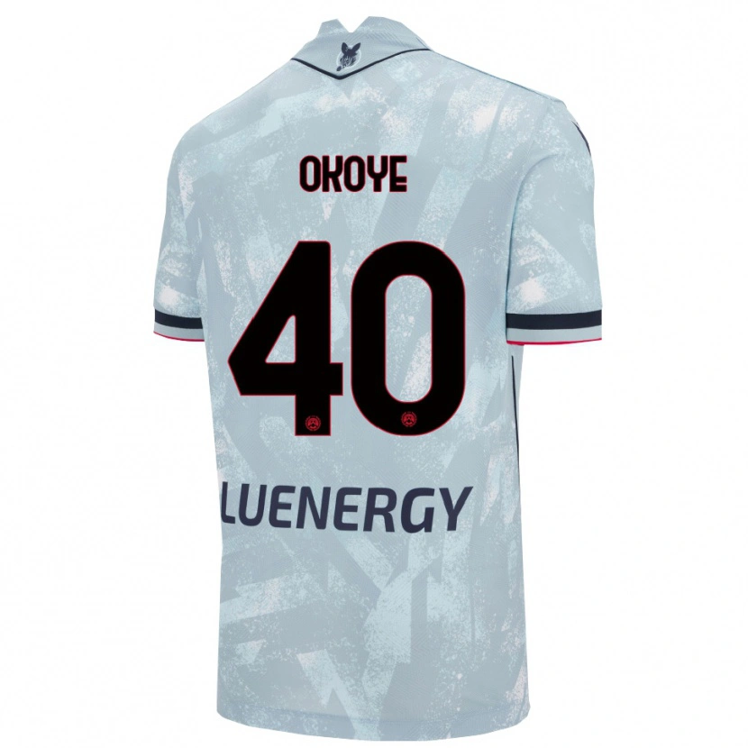 Danxen Homem Camisola Maduka Okoye #40 Azul Claro Preto Alternativa 2025/26 Camisa Brasil