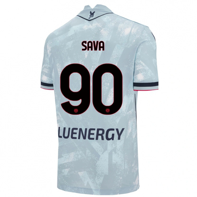 Danxen Homem Camisola Răzvan Sava #90 Azul Claro Preto Alternativa 2025/26 Camisa Brasil