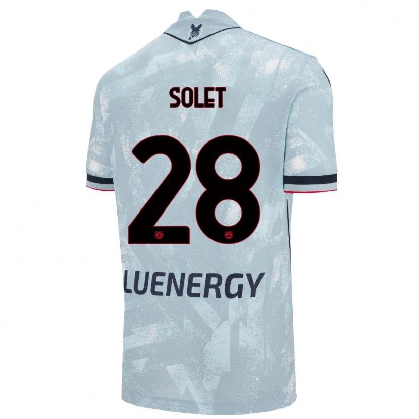 Danxen Homem Camisola Oumar Solet #28 Azul Claro Preto Alternativa 2025/26 Camisa Brasil