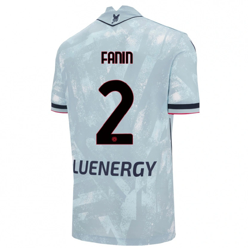 Danxen Homem Camisola Alessandro Fanin #2 Azul Claro Preto Alternativa 2025/26 Camisa Brasil