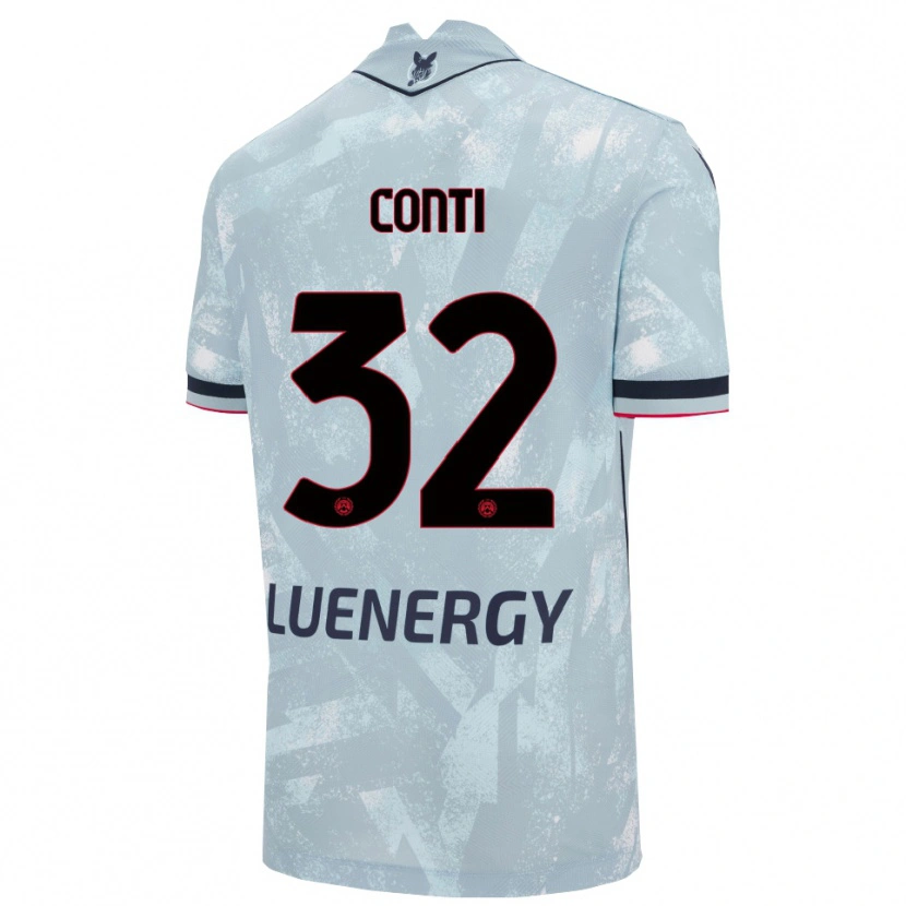 Danxen Homem Camisola Manuel Conti #32 Azul Claro Preto Alternativa 2025/26 Camisa Brasil