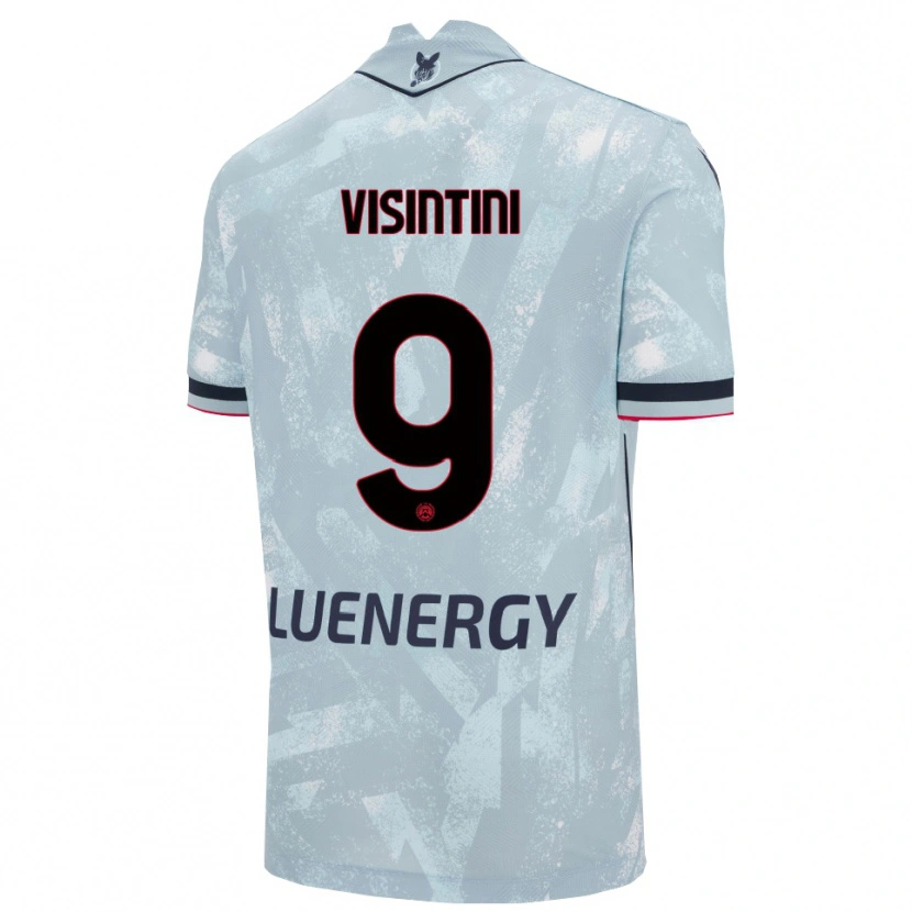 Danxen Homem Camisola Patrick Visintini #9 Azul Claro Preto Alternativa 2025/26 Camisa Brasil