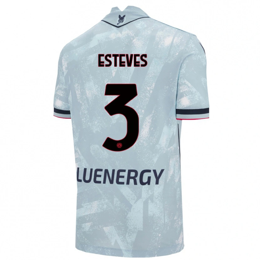 Danxen Homem Camisola Goncalo Esteves #3 Azul Claro Preto Alternativa 2025/26 Camisa Brasil