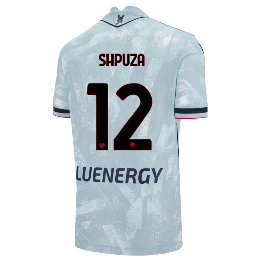 Danxen Homem Camisola Kleo Shpuza #12 Azul Claro Preto Alternativa 2025/26 Camisa Brasil