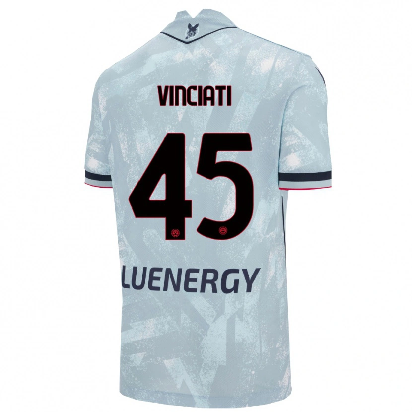 Danxen Homem Camisola Giulio Vinciati #45 Azul Claro Preto Alternativa 2025/26 Camisa Brasil