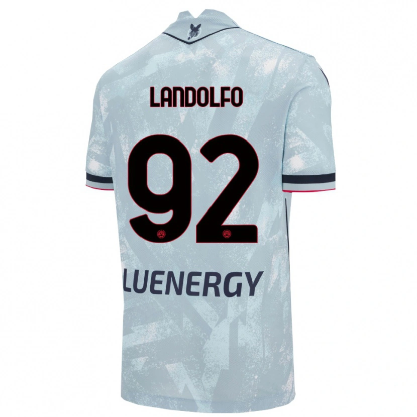 Danxen Homem Camisola Tommaso Landolfo #92 Azul Claro Preto Alternativa 2025/26 Camisa Brasil