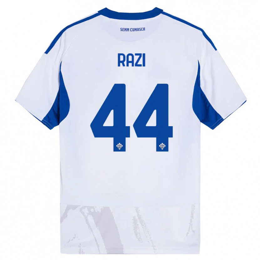Danxen Homem Camisola Naj Razi #44 Branco Azul Alternativa 2025/26 Camisa Brasil